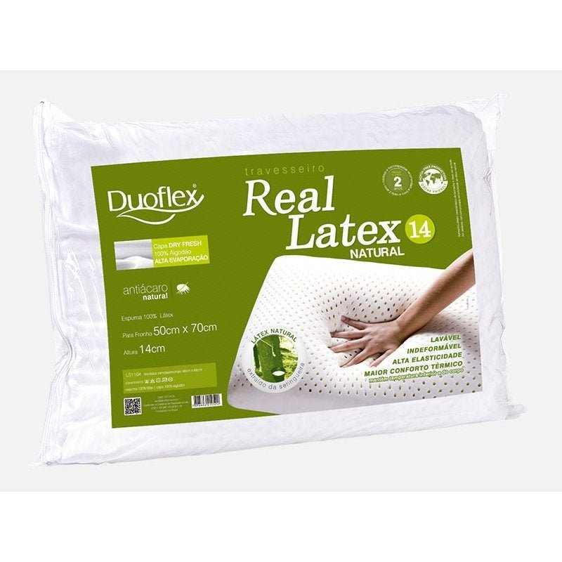Menor preço em Travesseiro Real Látex 50x70x14 - Duoflex
