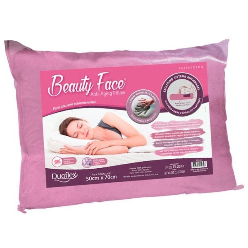 Travesseiro Beauty Face Pillow - Duoflex - 50 X 70 Cm - 1