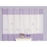 Cortina Lili com Bordado Borboleta 2,00m x 1,60m-Lilás - 1
