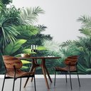 Ver imagem 1 de Papel de Parede - Verde Oculto