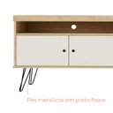 Ver imagem 7 de Rack para Tv até 60 Polegadas Skank com 4 Portas e Pés Metálicos Babus