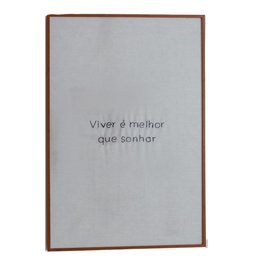 Quadro Bordado Viver - 1