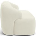 Ver imagem 6 de Sofá 3 Lugares Curvo Orgânico para Sala Living 180cm Barolo L06 Veludo Bege - Lyam Decor