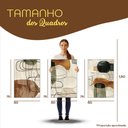 Ver imagem 3 de Quadro Decorativo Minimalista Abstrato Boho Moldura Filete:Moldura Ype/50X75