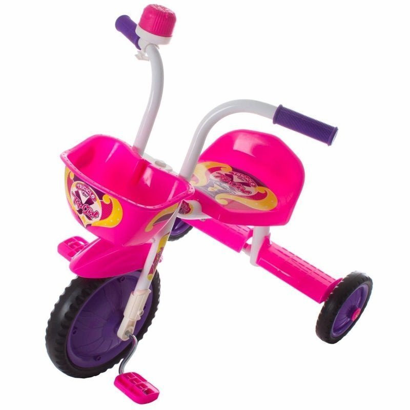 Triciclo Bicicleta Infantil Menina You 3 Girl Rosa Nathor