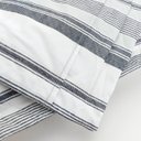 Ver imagem 3 de Kit Colcha Cobre Leito Casal Queen Listrado 100% Algodão 300 Fios Matelassê 3 Peças