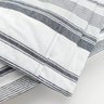 Kit Colcha Cobre Leito Casal Queen Listrado 100% Algodão 300 Fios Matelassê 3 Peças - 3