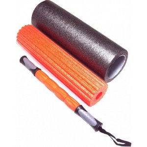 Rolo de Yoga e Pilates em PVC, 3 em 1 LIVEUP LS3765