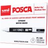 Pincel Marcador Artesanato Posca Pc-5m 2.5mm Preta Sertic - 2
