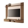 Painel Suspenso - Solus - Castanho / Off White - Hb Móveis - 1