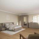 Ver imagem 1 de Kit Guarda Roupas 2 Portas, Cama Casal e Complementos de Quarto Araçá CabeCasa MadeiraOriginals Cinza/Fendi