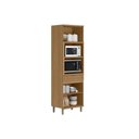 Ver imagem 4 de Paneleiro Cozinha Modulado Bless 4PORTAS 2NICHOS 70cm Jequitiba Linea