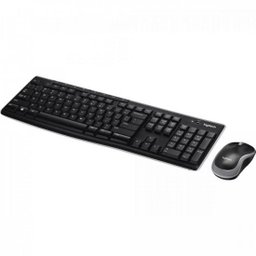 Kit Teclado e Mouse Logitech Mk270 sem Fio Preto - 2
