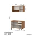 Ver imagem 4 de Cozinha Modulada Compacta 2 Peças com Balcão Pia com Tampo Venaly