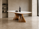 Ver imagem 1 de Mesa Jantar Maciça Base Retorcida 2,70 x1,10 Opala Harmonia