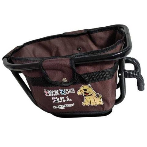 Cadeirinha Cestinha Bike Dog para Bike Marrom Altmayer AL198