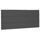Ver imagem 1 de Painel Cabeceira Paris Box Solteiro 90cm - Suede Cinza