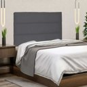 Ver imagem 2 de Painel Cabeceira Paris Box Solteiro 90cm - Suede Cinza