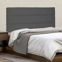 Ver imagem 3 de Painel Cabeceira Paris Box Solteiro 90cm - Suede Cinza