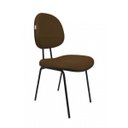 Ver imagem 1 de Cadeira Fixa Executiva Zeus - Couro Sintetico Corano