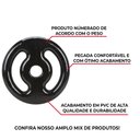 Ver imagem 3 de Anilha Emborrachada 3kg Fitness Musculação Academia