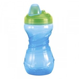 Copo Treinamento Fun 330ml bico de silicone - Azul Kuka - 1