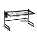 Ver imagem 5 de Escorredor Organizador de Louça 65 Cm Cozinha Pia Autossustentavel Cor Preto