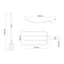 Ver imagem 3 de Forcado Reto de Arame com 4 Dentes Tramontina em Aço com Cabo de Madeira 120 Cm Tramontina