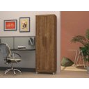 Ver imagem 2 de Armário Multiuso Fit Canela 2 Portas Sapateira / Lavanderia 1,90 Altura - E. E. Móveis