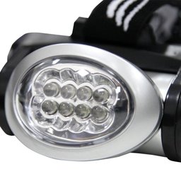 Lanterna de Cabeça/Capacete Nautika com 8 LEDs Turbo Led - 2