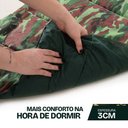 Ver imagem 4 de Colchonete Casal Camuflado 190x130cm com Bolsa para Transporte Emcompre