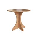 Ver imagem 4 de Conjunto Mesa Jantar Redonda 90cm 4 Cadeiras Madeira Maciça Capri Amêndoa Cbmjrc90