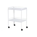 Ver imagem 2 de Mesa Auxiliar 40 X 60 X 80 com Varanda e Rodizios Pintura Epoxi