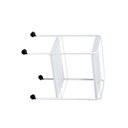 Ver imagem 3 de Mesa Auxiliar 40 X 60 X 80 com Varanda e Rodizios Pintura Epoxi