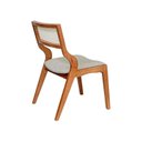 Ver imagem 5 de Kit 4 Cadeiras de Jantar Luna Madeira Maciça com Rattan Natural e Braços Curvos Espresso Móveis