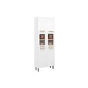 Ver imagem 1 de Paneleiro de Cozinha Modulado Colors 6037 C/ 6 Portas (2 C/ Vidro) 70cm Branco - Bertolini