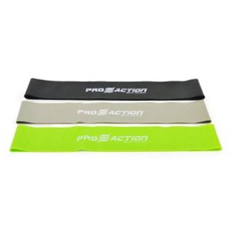 Kit Faixas Elásticas Mini Bands com 3 Peças (Leve, Médio e Forte) - Pro Action - 2
