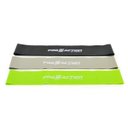 Ver imagem 2 de Kit Faixas Elásticas Mini Bands com 3 Peças (Leve, Médio e Forte) - Pro Action