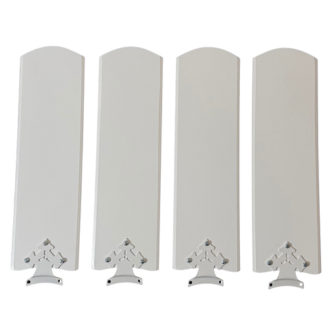 Kit Garras + 4 Pás Brancas Ventilador de Teto Venti-delta Zeta