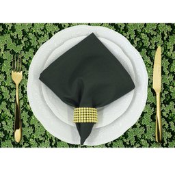 Kit Trio Jogo Americano Arabesco Folhagem Natalino I - 3