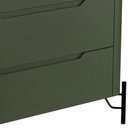 Ver imagem 5 de Cômoda para Quarto Closet Orgânica 3 Gavetas Pés Industrial Preto Bliss I03 Musgo - Lyam Decor