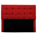 Ver imagem 2 de Cabeceira Cama Box Estofada Solteiro 90 Cm Costa Rica Suede:vermelho