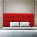 Ver imagem 1 de Cabeceira Cama Box Estofada Solteiro 90 Cm Costa Rica Suede:vermelho