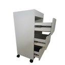 Ver imagem 2 de Carrinho Auxiliar Gaveteiro Profissional Madeira Mdf com 3 Gavetas - Branco
