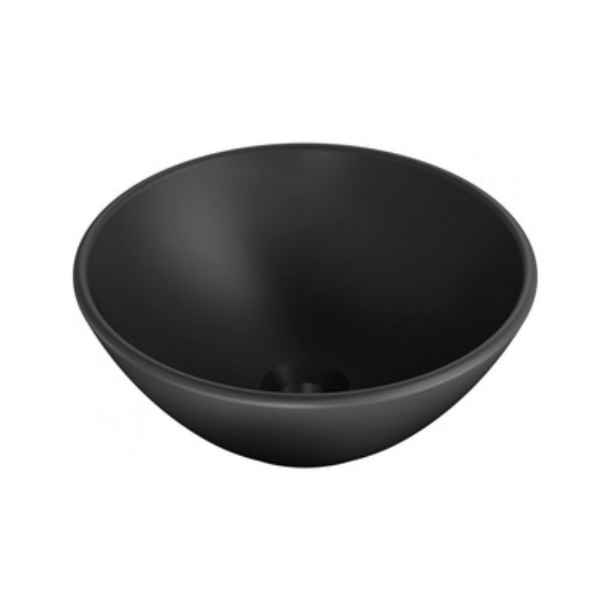 Cuba de Apoio Incepa Loft sem Mesa R1 Preto Matte 35cm - 1
