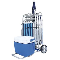 Carrinho de Praia MOR Multiuso com Avanço para Caixa Térmica - 5