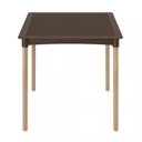 Ver imagem 5 de Conjunto Mesa Atto Rattan com Pé Madeira e 4 Cadeiras Relic