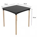 Ver imagem 2 de Conjunto Mesa Atto Rattan com Pé Madeira e 4 Cadeiras Relic