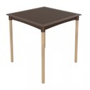 Ver imagem 4 de Conjunto Mesa Atto Rattan com Pé Madeira e 4 Cadeiras Relic