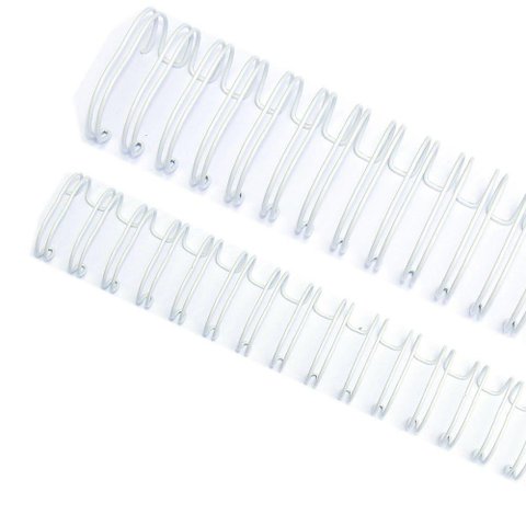 Wire-o Garra Duplo Anel 1/2" para 100 Fls A4 3x1 Branco 100 Und